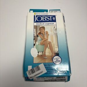 Jobst Medical Compression Knee CT Stockings 20-30 mmHg Black Ultra Sheer LARGE